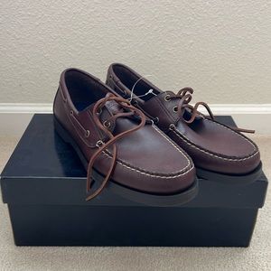 Polo Sport Ralph Lauren Jasper Boat Shoe Dark Brown Leather, size 11D